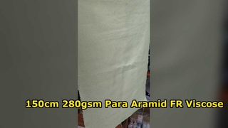 150 cm 280 gsm para-aramide FR-viscose polyester gemengde brandwerende werkkledingstof
