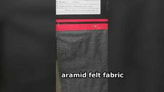 Productnaam: Meta Aramid naaldviltstof Breedte: 150 cm Gewicht: 270 g/m²