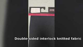 Dubbelzijdig interlock gebreide stof (10% PSA + 90% meta-aramide, 350 gsm, 150 cm)