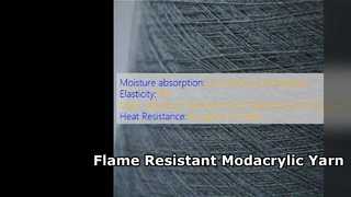 Premium modacrylgaren, vlambestendige textieloplossing