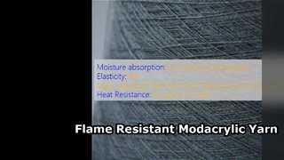 Premium vlambestendig modacrylgaren voor textiel