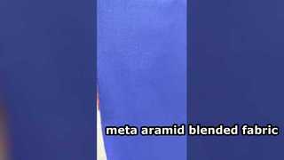 `Nomex IIIA Type 93/5/2 Meta Aramid Stof 160gsm Helderblauw FR Antistatische Stof voor Olie Gas Summ