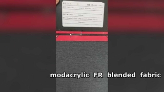 Modacryl vlamvertragende gemengde stof