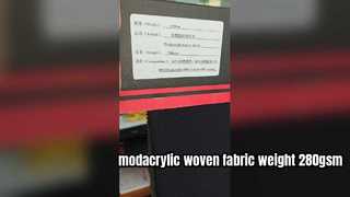 modacryl geweven stof