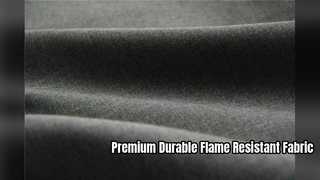 Premium zwarte Lenzing-viscosestof, duurzaam en ademend