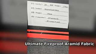 Premium aramidevezeldoek, hittebestendige stof
