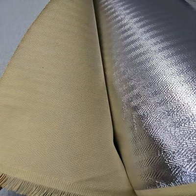 Visgraat die 100%-de Gealuminiseerde Stof van Paragraaf Aramid weven