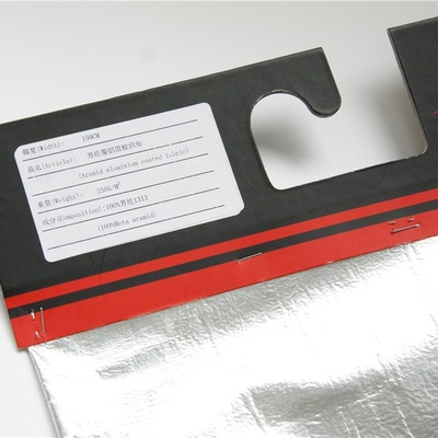 Maak de Stof van 500 GSM Paragrafen Aramid met Aluminiumdeklaag waterdicht