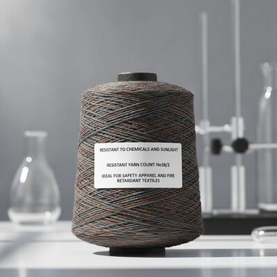 Chemische en zonlichtbestendige, vlambestendige garens Ne38 2 Ideaal voor veiligheidskleding en brandwerende textiel