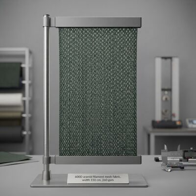 600D Vlamwerend Aramide Mesh Stof met Hoge Treksterkte voor Beschermende Kleding
