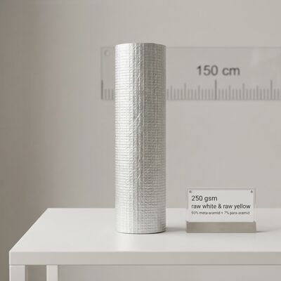 weefsel met een coating van aluminiumfolie van aramide