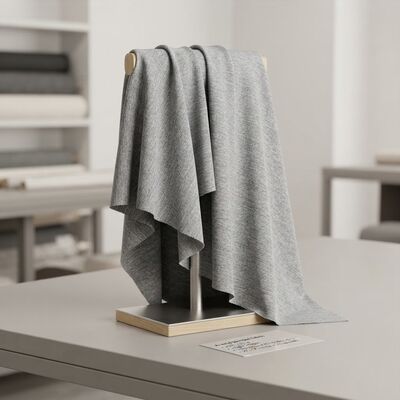 Modacryl FR-mengselstof met 68% Modacryl + 29% FR Viscose + 3% Spandex voor vlamvertragendheid <2 seconden en 240 g/m² gewicht