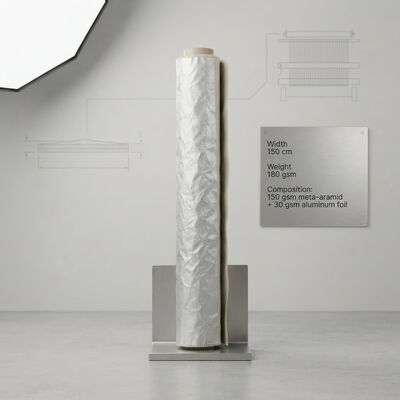 Aluminiumfolie meta-aramide stof met hittebestendigheid, vlamvertrager en aangepaste lengte