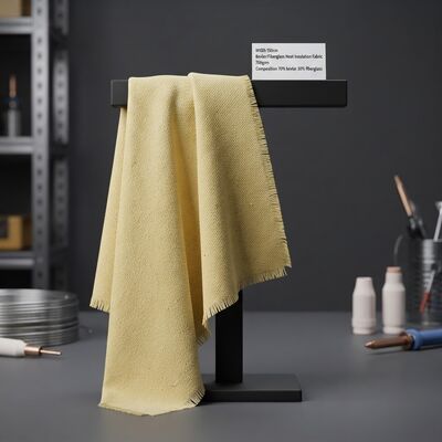 Kevlar glasvezel warmte-isolatie stof met hoge temperatuur weerstand, vlamvertrager en scheurbestand