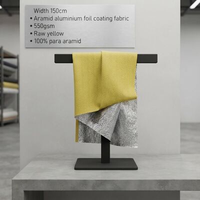 Aramid Aluminiumfolie Coating Stof met Hoge Treksterkte Vlamvertragend en Hoge Temperatuurbestendigheid