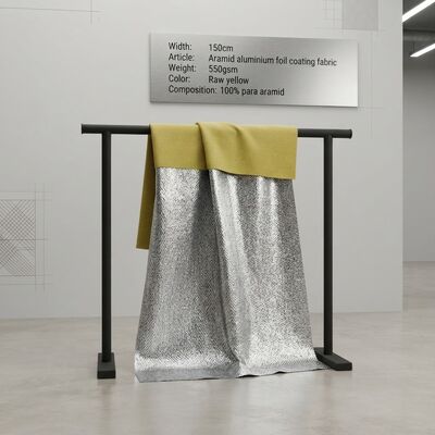 Aramid Aluminiumfolie Coating Stof met Hoge Treksterkte Vlamvertragend en Hoge Temperatuurbestendigheid