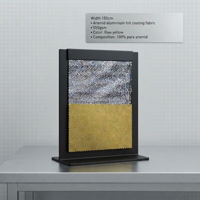 Aramid Aluminiumfolie Coating Stof met Hoge Treksterkte Vlamvertragend en Hoge Temperatuurbestendigheid