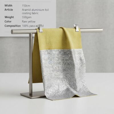 Aramid Aluminiumfolie Coating Stof met Hoge Treksterkte Vlamvertragend en Hoge Temperatuurbestendigheid