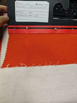 100% Meta-Aramid Double-side Knitted Fabric 400gsm Flame Retardant for Thermal Protection
