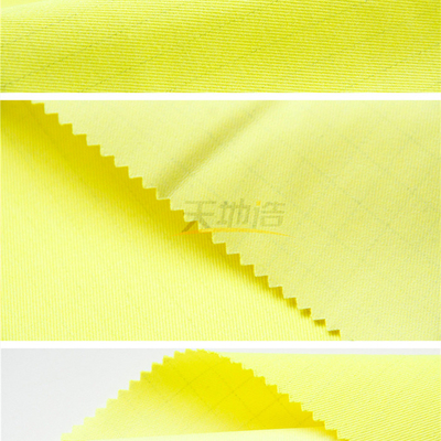 de Stof Fluorescrnt Gele Ne24/2 En11612 van 280gsm Modacrylic