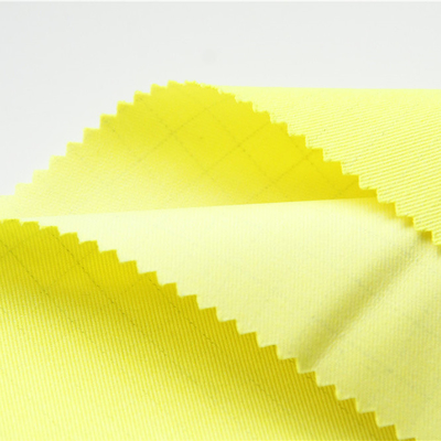 Katoenen van 300gsm Modacrylic Antistatische Stoffen Fluorescente Geel voor Beschermende Kleding