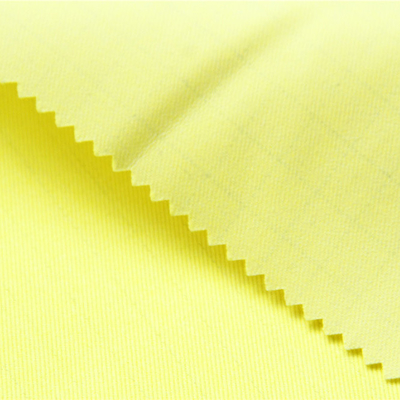 Katoenen van 300gsm Modacrylic Antistatische Stoffen Fluorescente Geel voor Beschermende Kleding