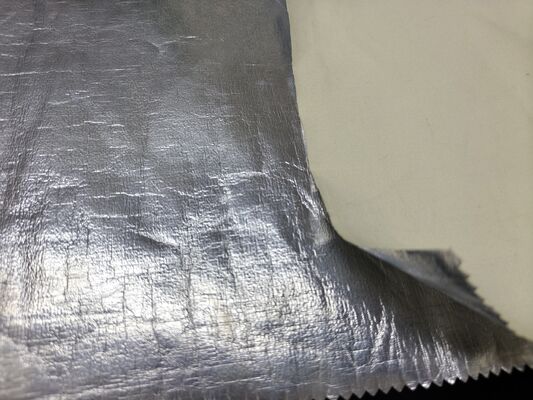 Vlamvertragend gecoate aluminiumfolie Aramidstof 180 gsm met 150 cm breedte