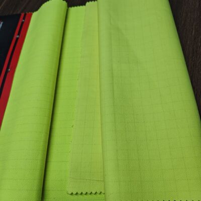 280 gm 150 cm breedte gemengd weefsel met 60% modacryl 38% katoen 2% antistatisch voor vlamvertragende toepassingen